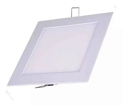 Plafon Led Quadrado de Embutir 18W 4000K  21063