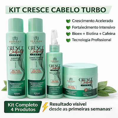 Linha Cresce Cabelo turbo