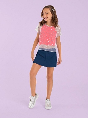 blusa tule