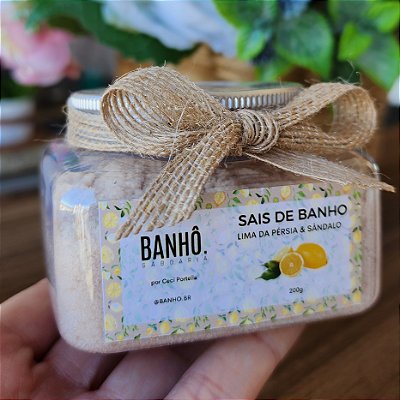 Sais de Banho para Chuveiro Lima da Pérsia e Sândalo