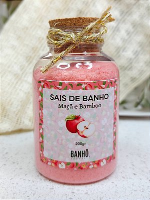 Sais de Banho para Chuveiro Maçã e Bambu