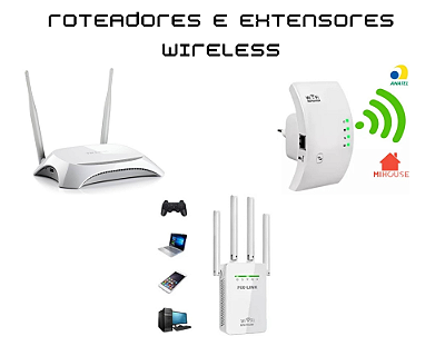 🛜ROTEADORES-EXTENSORES Wi-Fi 🛜