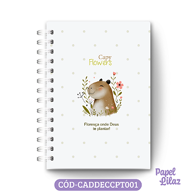CADERNO CAPIVARA