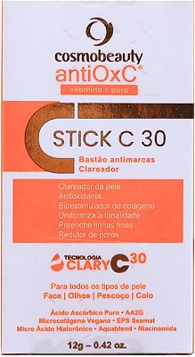 Antiox Clary Stick 30 Vitamina C Bastão Antimarcas Clareador Cosmobeauty