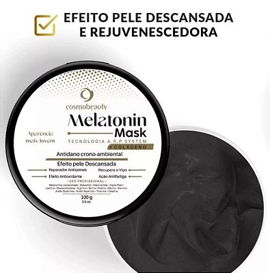Melatonin Mask Cosmobeauty Antioxidante Niacinamida 100g