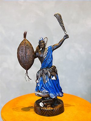 Imagem de Ogum em Resina - Camasi 26cm