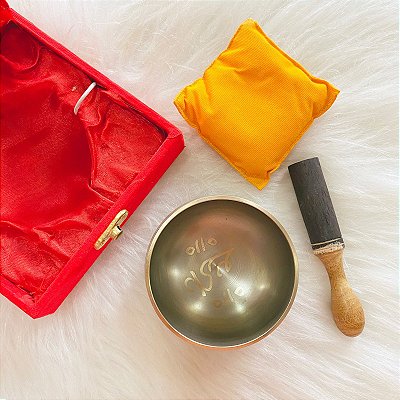 Tigela tibetana Grande - Luxo