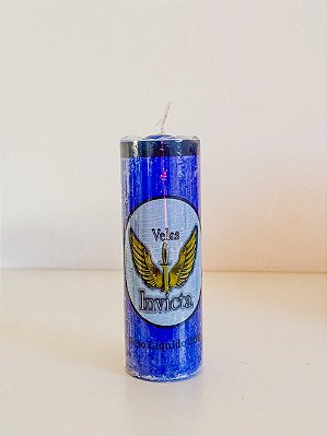 Vela de 7 dias - Azul escuro