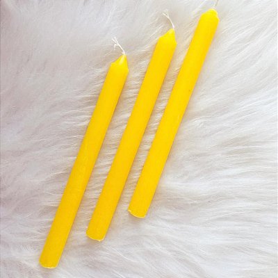 Vela palito especial de Mel amarelo un