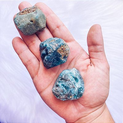 Pedra Apatita Azul Bruta