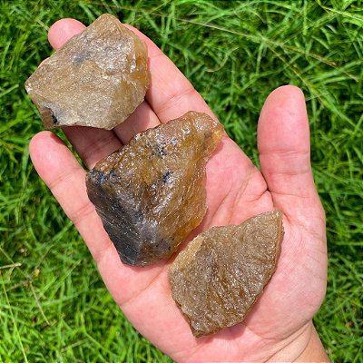 Pedra bruta Citrino Natural - Prosperidade e realização