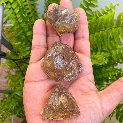 Pedra Bruta Quartzo fumê - Proteção concretização