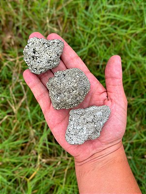 Pedra Pirita de 100gr a 190gr - Prosperidade e abundância