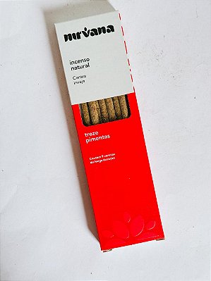 Incenso Nirvana - 13 Pimentas