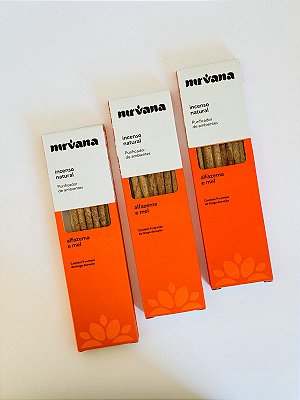 Incenso Nirvana - Alfazema e Mel