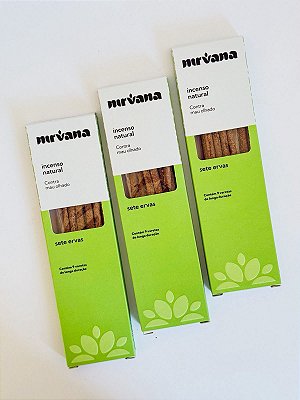 Incenso Nirvana - Sete Ervas