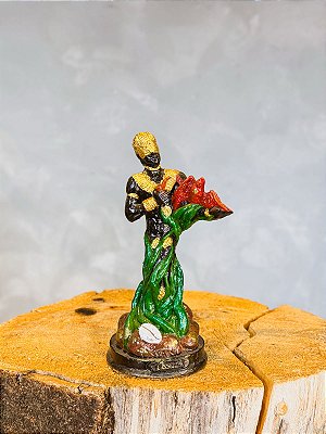 Imagem de Ossain em resina - 15cm