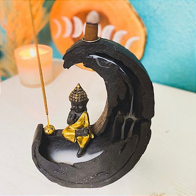 Incensário Meia Lua 2 em 1