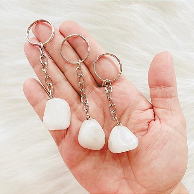 Chaveiro de Quartzo branco