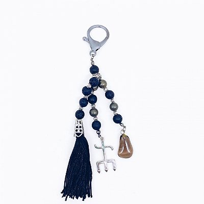 Chaveiro e enfeite bolsa de Exu