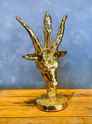 Imagem de Baphomet Banhada - 38cm