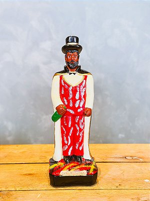 Exu 7 Liras 20cm - Gesso