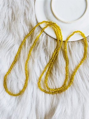 Guia de miçangas - Amarelo cristal