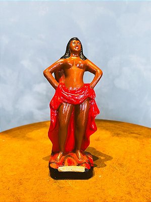 Imagem Pomba gira da Figueira em gesso - 20cm
