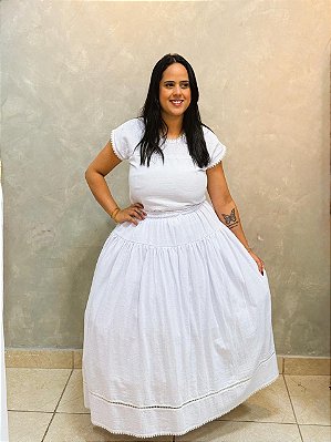 Conjunto Feminino Sacaria - Branco