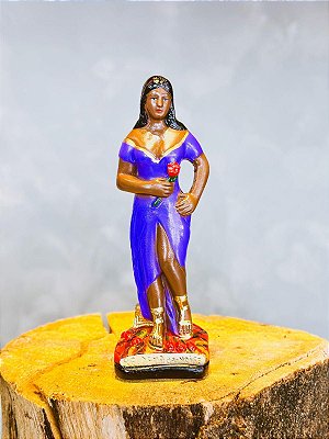 Imagem Pomba Gira Dama da noite em gesso - 21cm