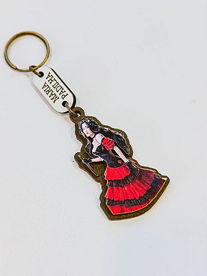 Chaveiro em madeira de Maria Padilha
