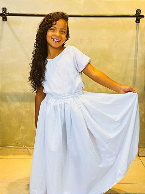 Conjunto feminino infantil - Umbanda e candomblé