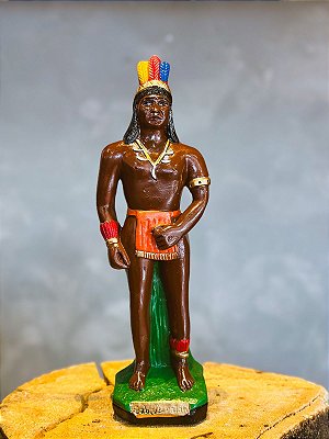 Imagem Caboclo Ubiratan - Gesso 27 cm