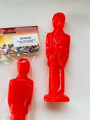 Vela de magia - boneco vermelho
