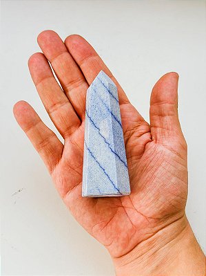 Ponta de quartzo azul 175gr - Peça Única