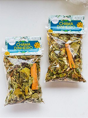 Banho de erva Chama dinheiro