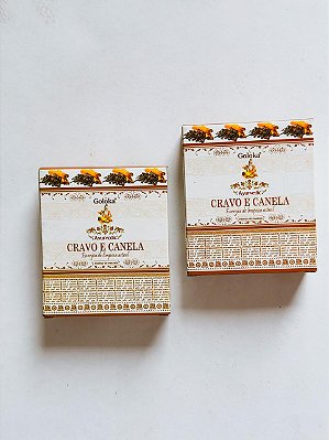 Incenso cone Goloka Hindu Premium - Cravo e Canela
