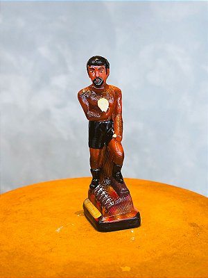 Imagem Exu 7 catacumba em gesso - 20cm