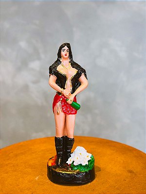 Imagem Pomba gira 7 rosas  em gesso - 20cm