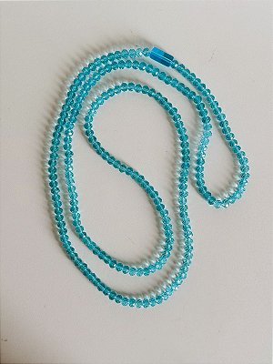 Guia de cristal azul claro transparente