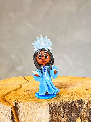 Imagem de biscuit 8cm - Iemanjá