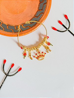 Pulseira bracelete para Pomba gira cravejada