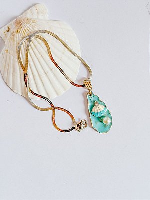 Colar rabo de rato de iemanjá