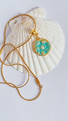 Colar folheado de iemanjá