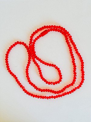 Guia de cristal vermelho transparante