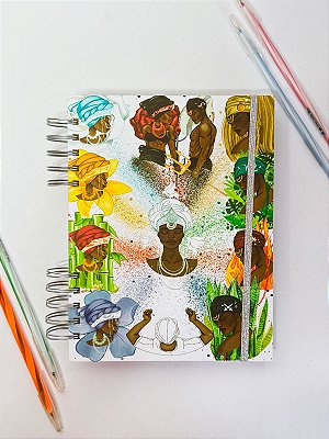 Caderno planner do médium de todos os Orixás