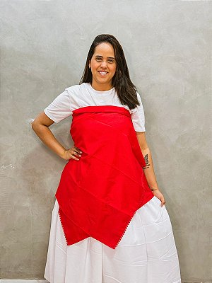 Pano da costa de Oxford - Vermelho