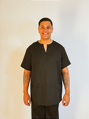 Conjunto Masculino Oxford - Preto