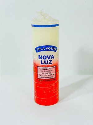 Vela de 14 dias - vermelha e branca