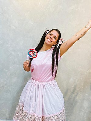 Camisu Rosa Erê em cetim